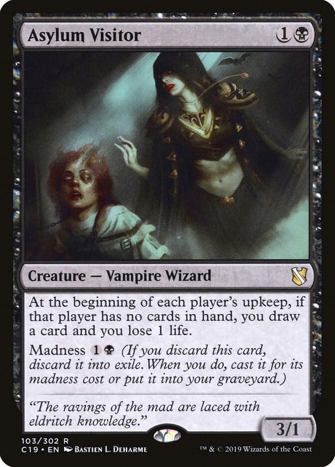 Asylum Visitor 103 card from Commander 2019