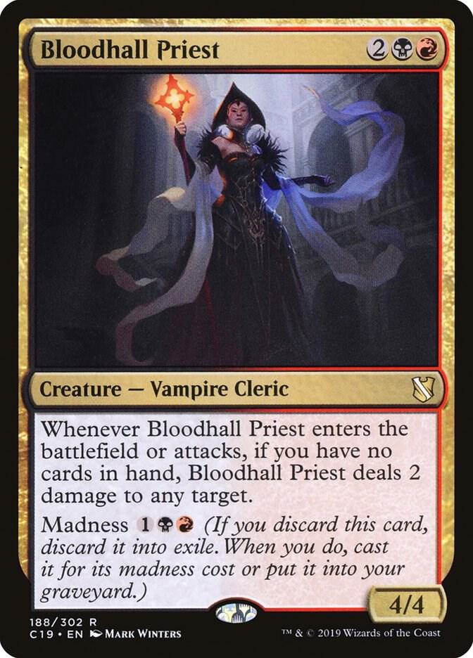 Bloodhall Priest 188 card from Commander 2019