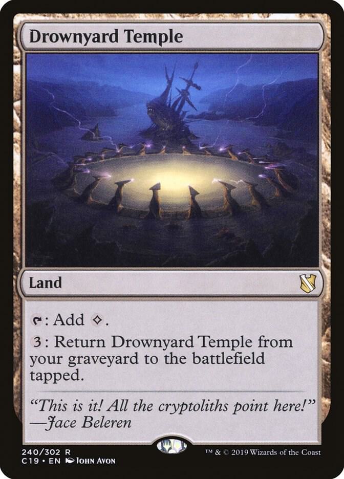 Drownyard Temple 240 card from Commander 2019