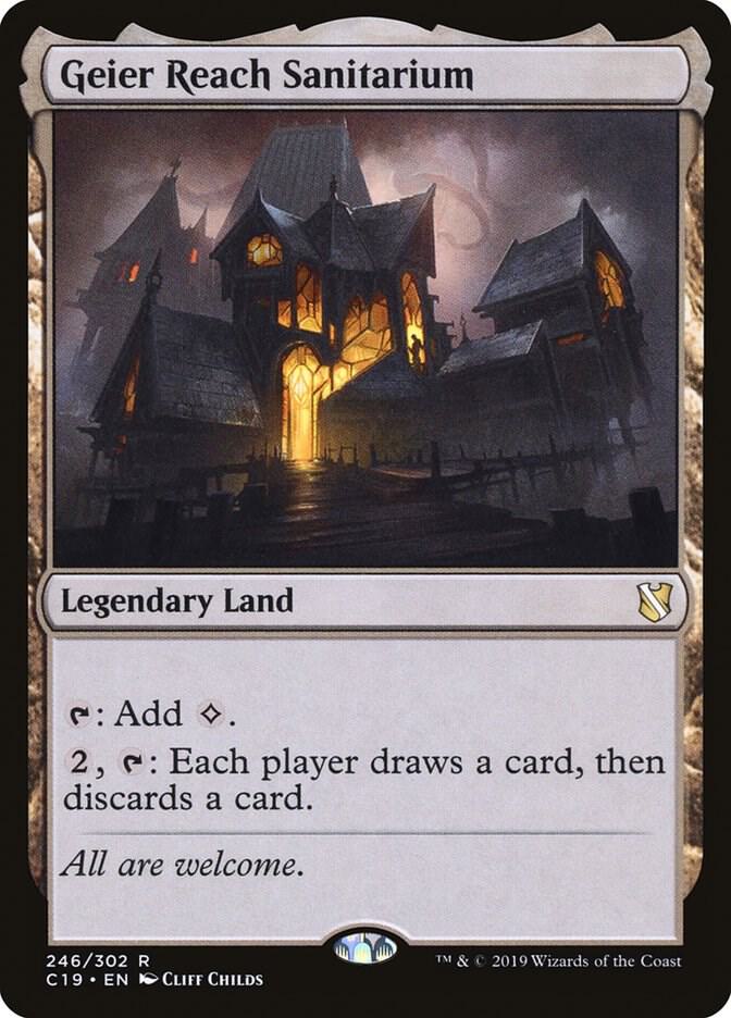 Geier Reach Sanitarium 246 card from Commander 2019