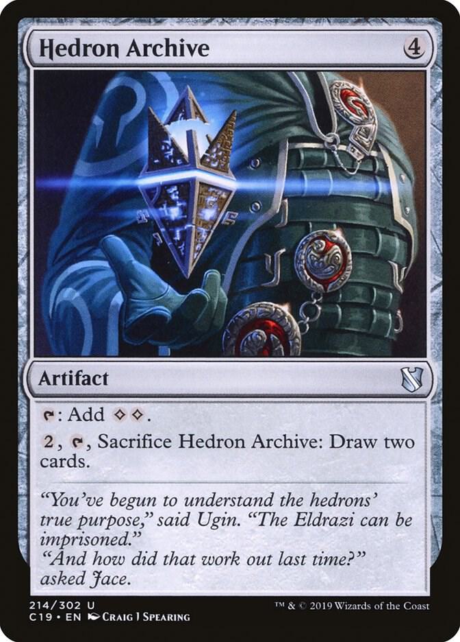 Hedron Archive 214 card from Commander 2019