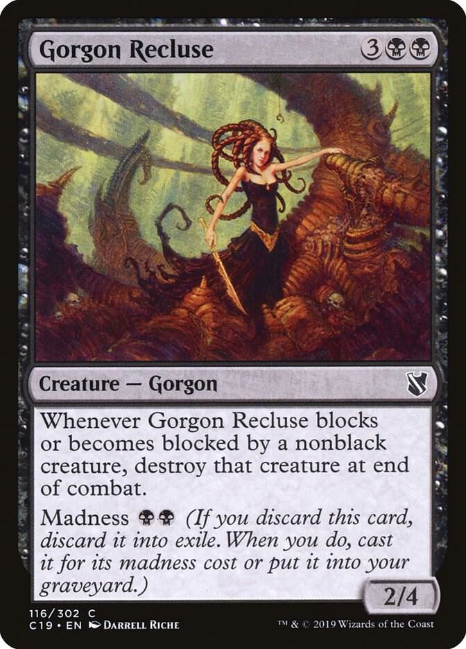 Gorgon Recluse 116 card from Commander 2019
