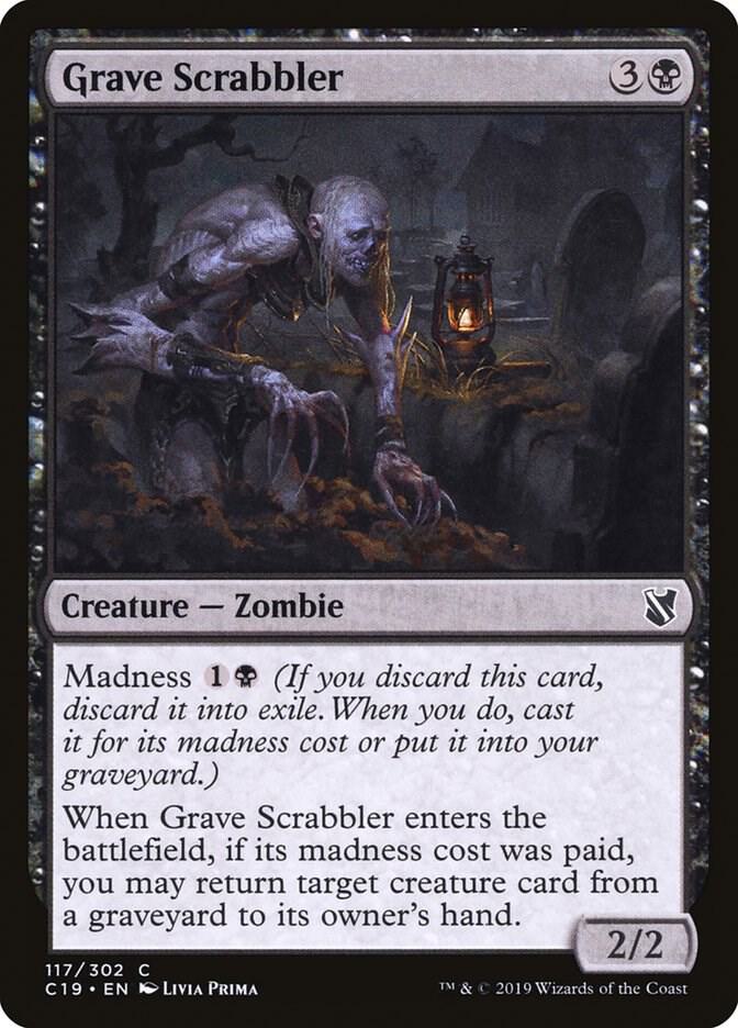 Grave Scrabbler 117 card from Commander 2019