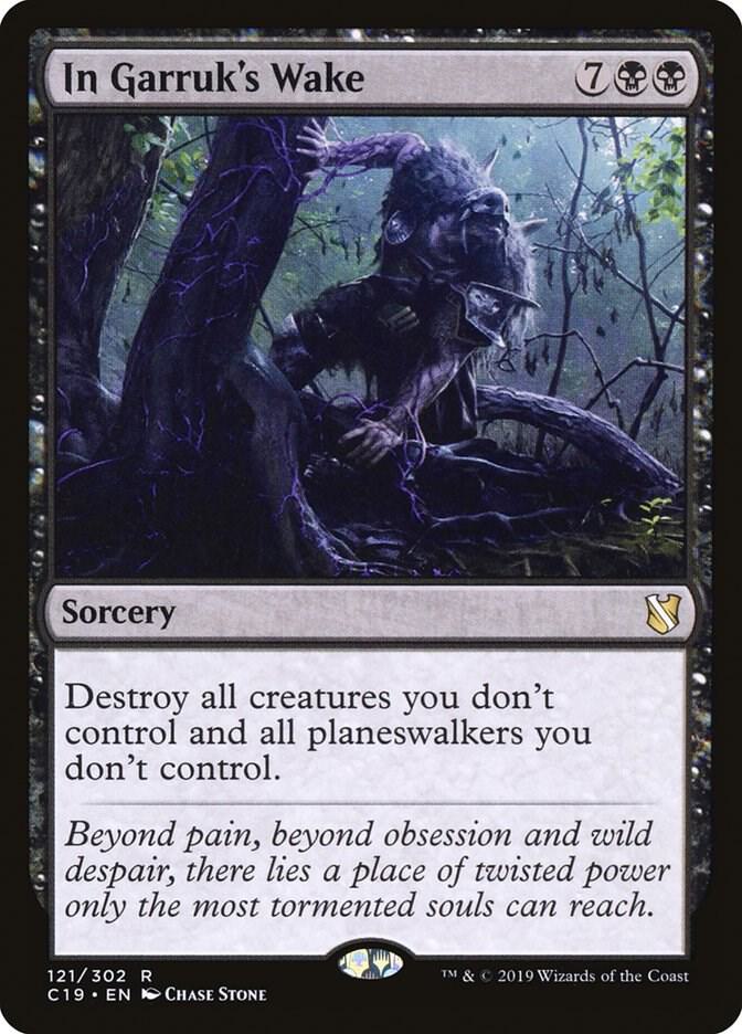 In Garruk's Wake 121 card from Commander 2019