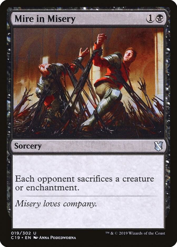 Mire in Misery 19 card from Commander 2019