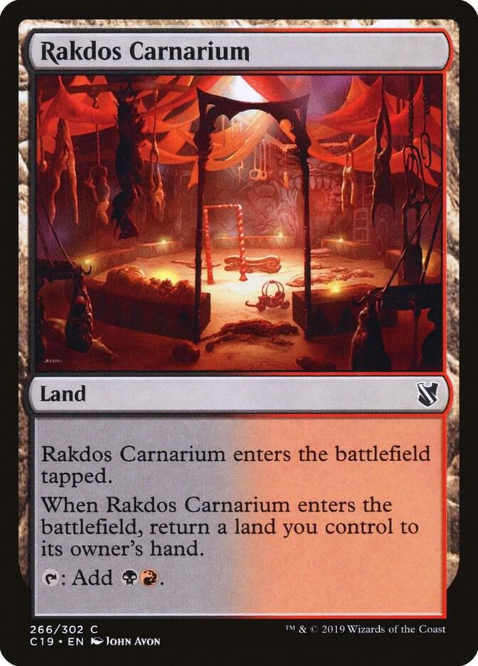 Rakdos Carnarium 266 card from Commander 2019