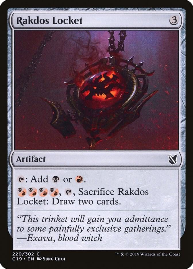 Rakdos Locket 220 card from Commander 2019