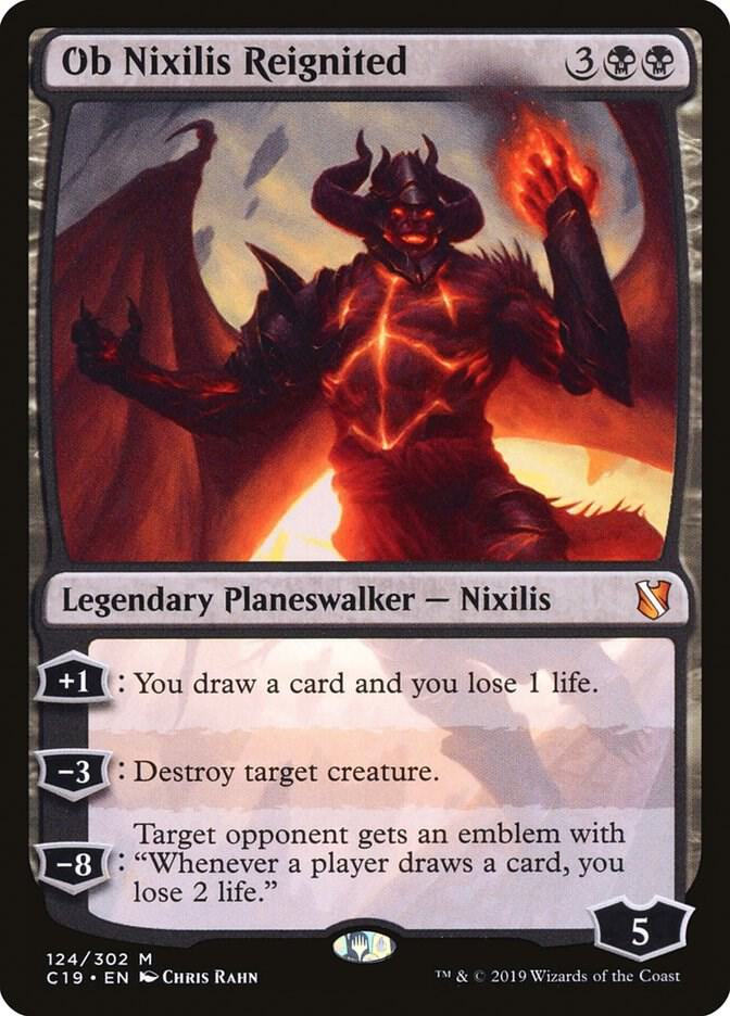 Ob Nixilis Reignited 124 card from Commander 2019
