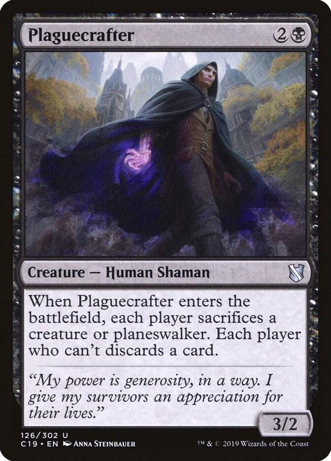 Plaguecrafter 126 card from Commander 2019