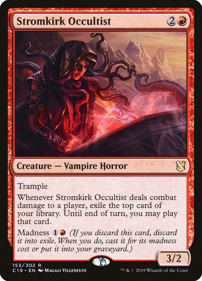 Stromkirk Occultist 153 card from Commander 2019