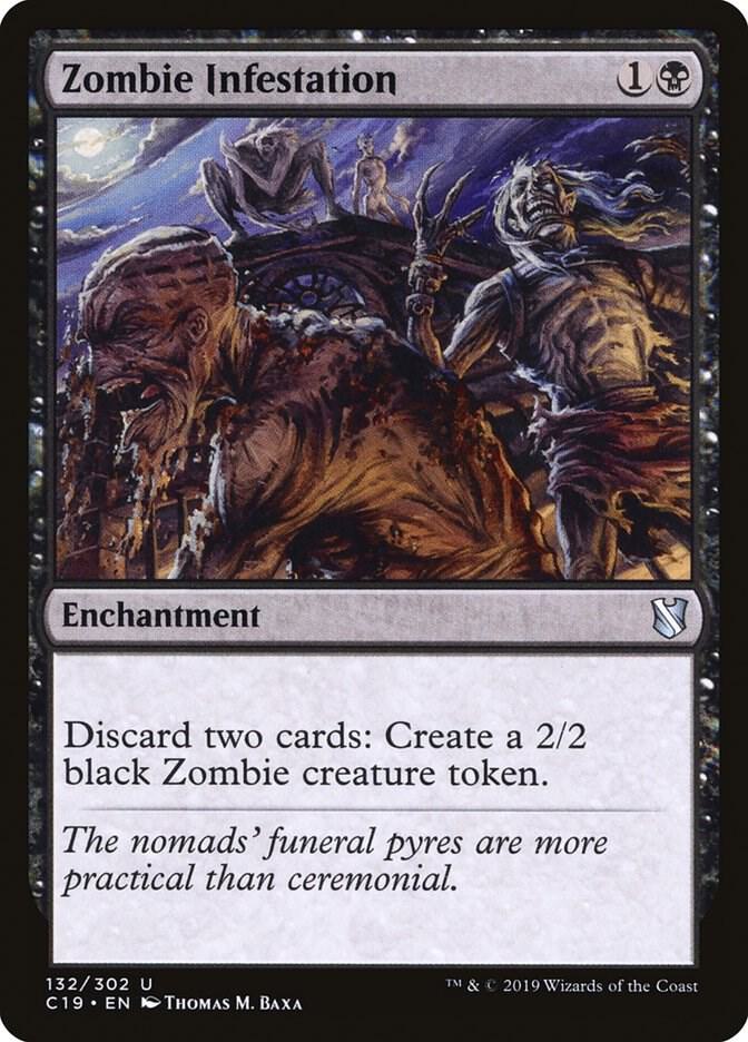 Zombie Infestation 132 card from Commander 2019