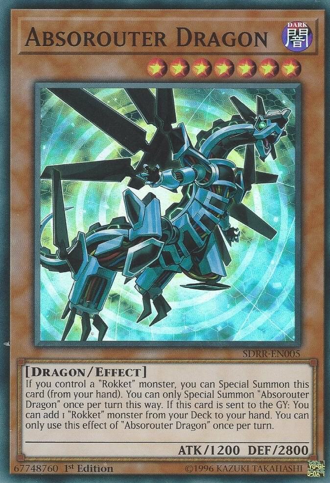 Absorouter Dragon SDRR-EN005 card from Structure Deck: Rokket Revolt