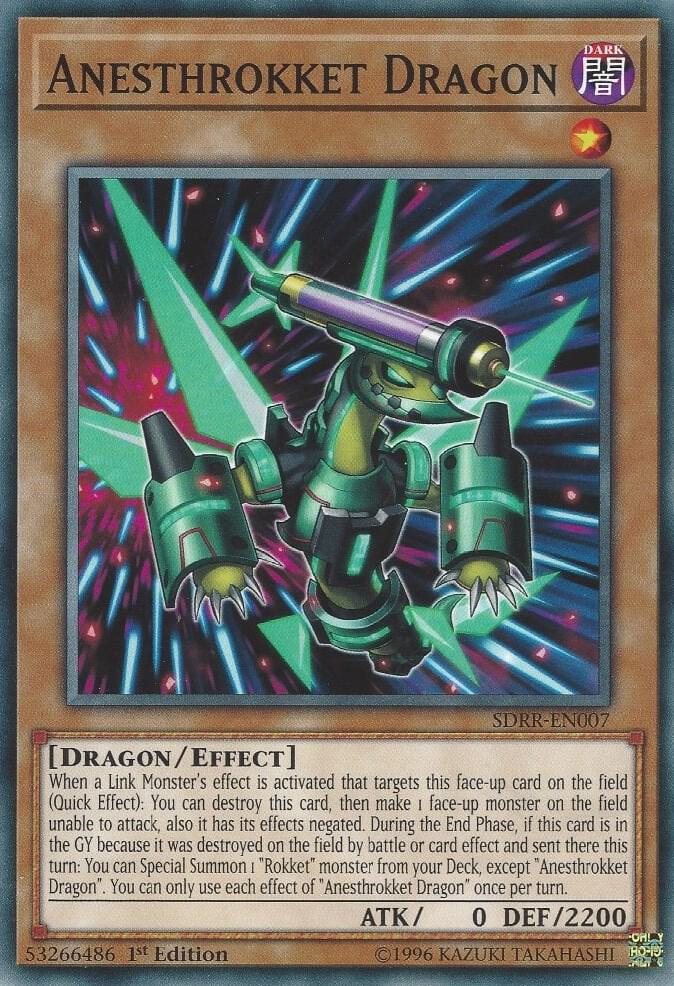 Anesthrokket Dragon SDRR-EN007 card from Structure Deck: Rokket Revolt