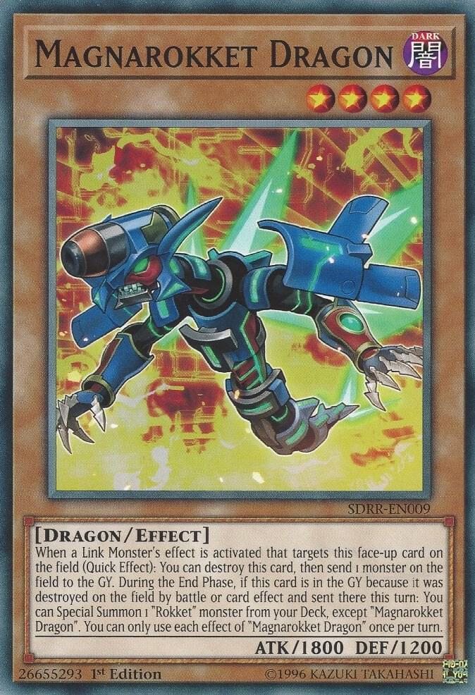 Magnarokket Dragon SDRR-EN009 card from Structure Deck: Rokket Revolt