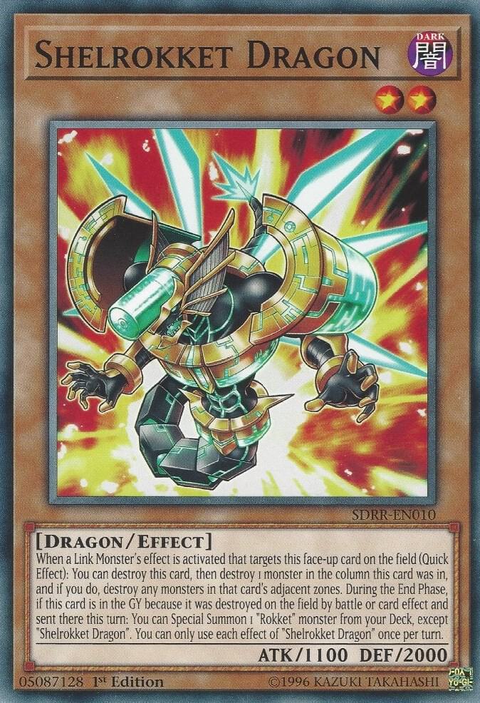 Shelrokket Dragon SDRR-EN010 card from Structure Deck: Rokket Revolt