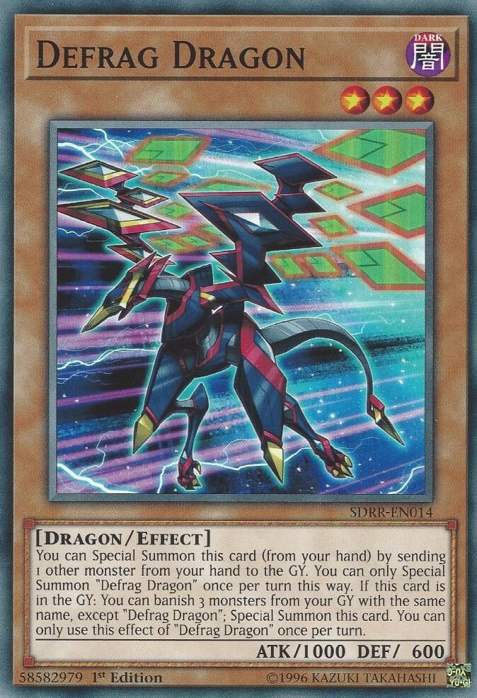 Defrag Dragon SDRR-EN014 card from Structure Deck: Rokket Revolt