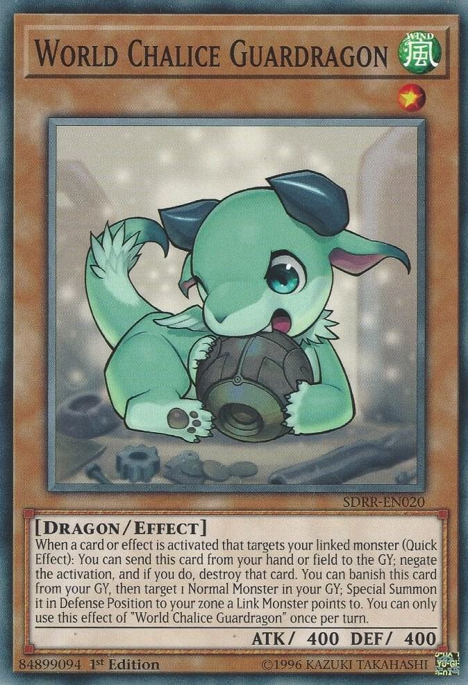 World Chalice Guardragon SDRR-EN020 card from Structure Deck: Rokket Revolt