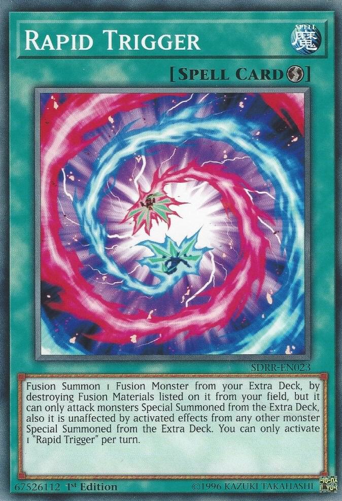 Rapid Trigger SDRR-EN023 card from Structure Deck: Rokket Revolt