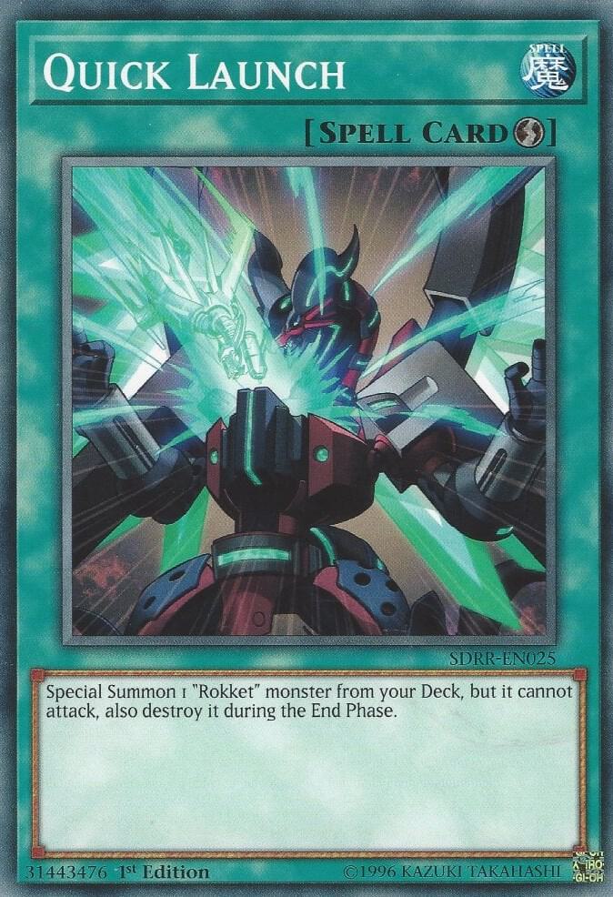 Quick Launch SDRR-EN025 card from Structure Deck: Rokket Revolt