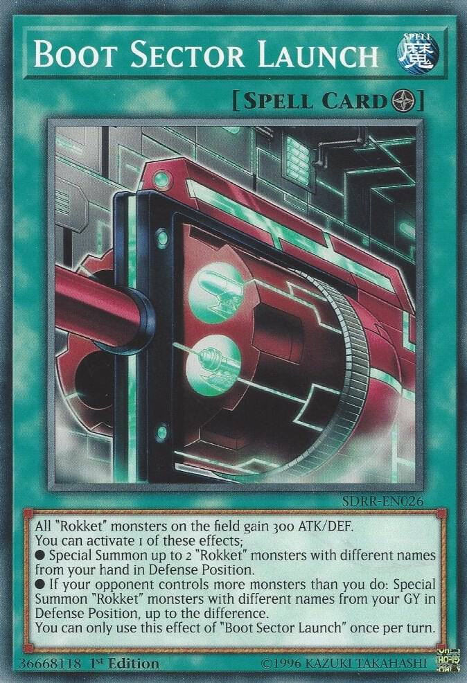 Boot Sector Launch SDRR-EN026 card from Structure Deck: Rokket Revolt
