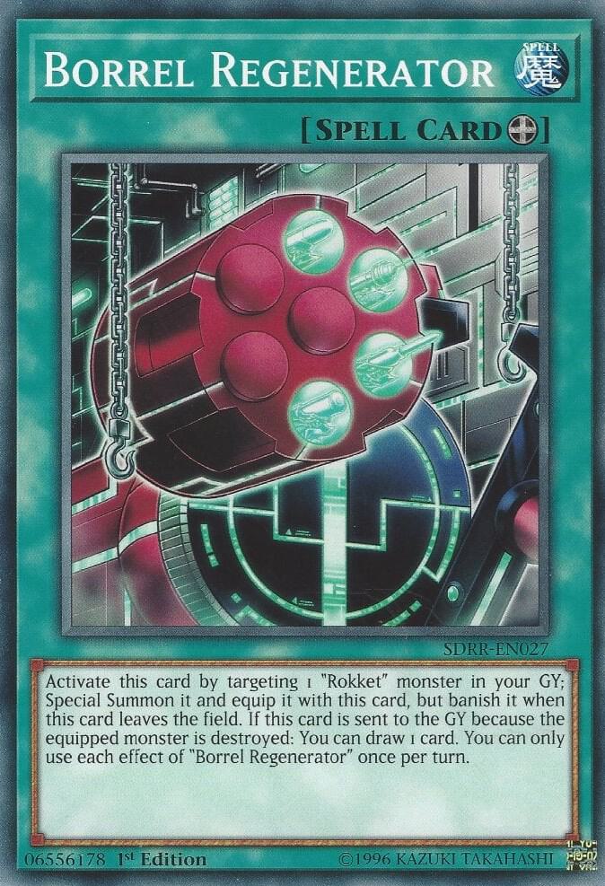Borrel Regenerator SDRR-EN027 card from Structure Deck: Rokket Revolt