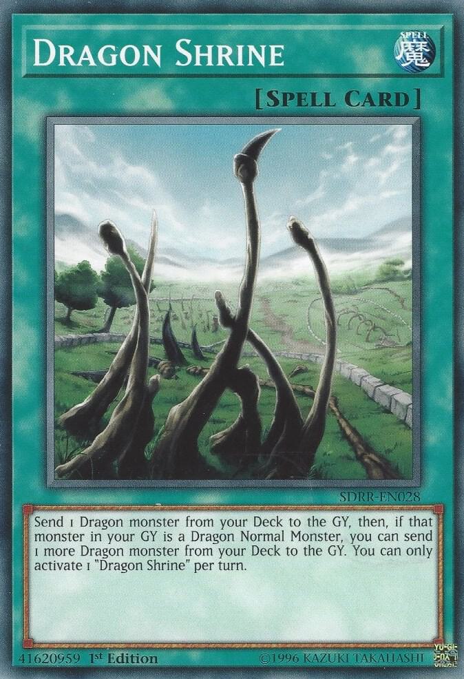 Dragon Shrine SDRR-EN028 card from Structure Deck: Rokket Revolt