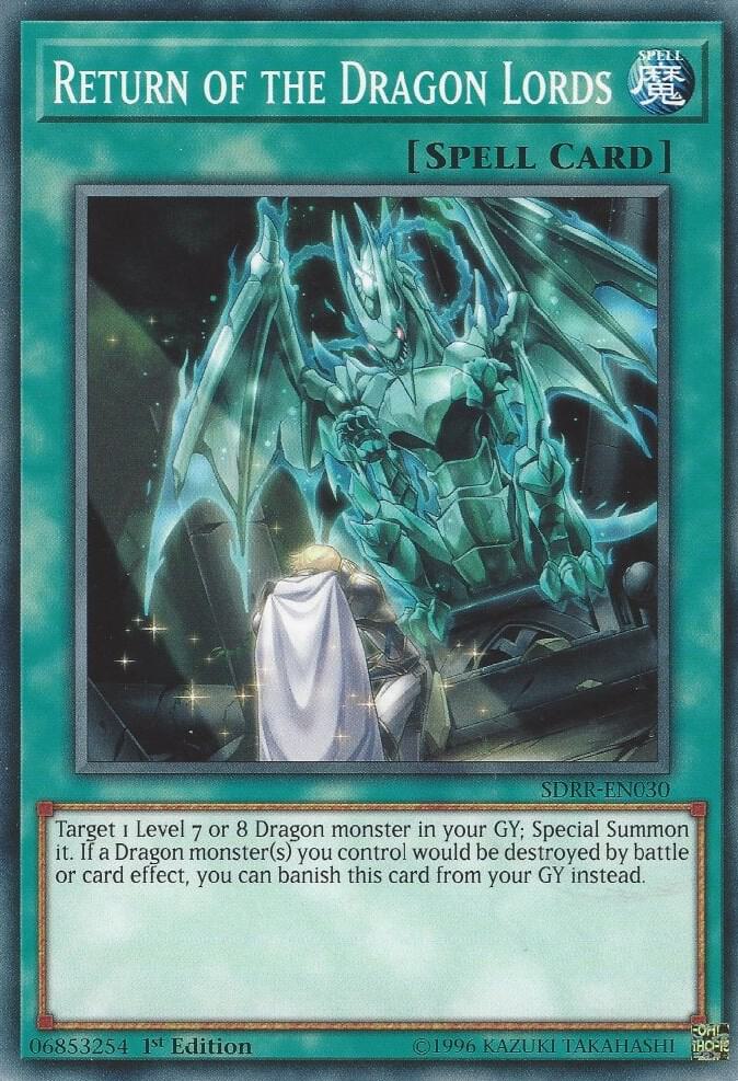 Return of the Dragon Lords SDRR-EN030 card from Structure Deck: Rokket Revolt