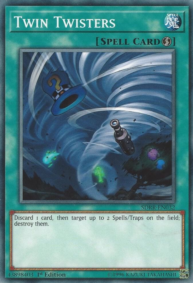 Twin Twisters SDRR-EN032 card from Structure Deck: Rokket Revolt