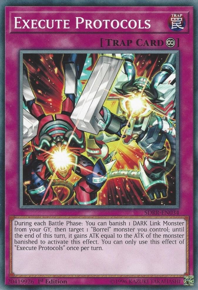 Execute Protocols SDRR-EN034 card from Structure Deck: Rokket Revolt