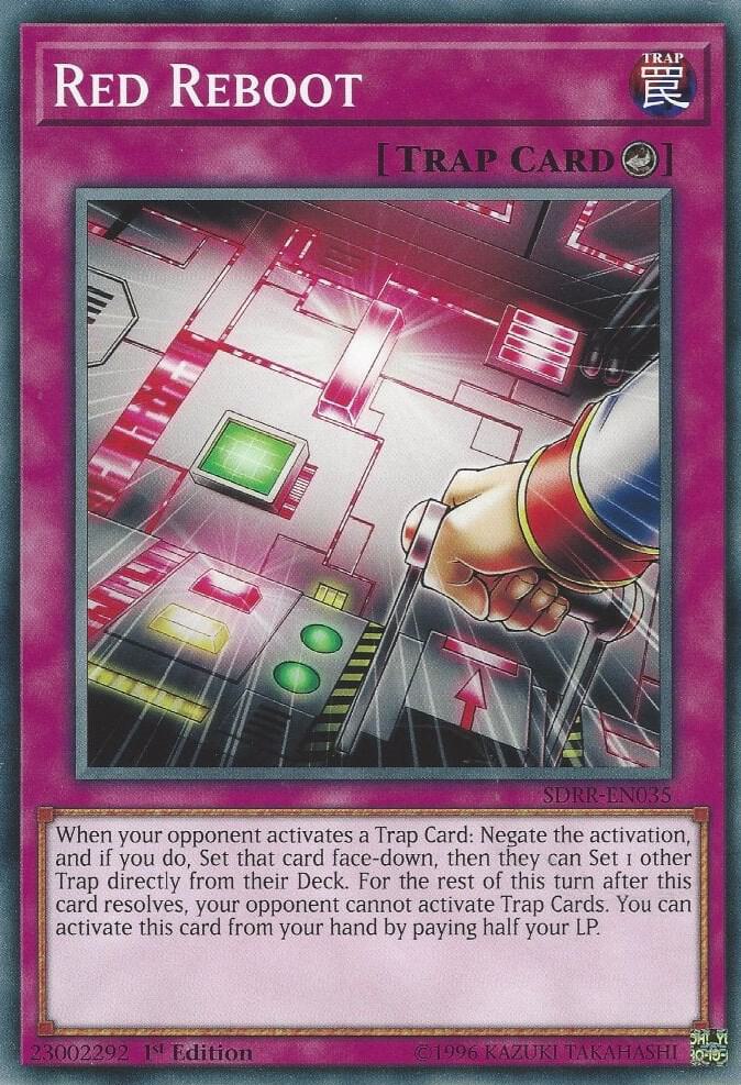 Red Reboot SDRR-EN035 card from Structure Deck: Rokket Revolt