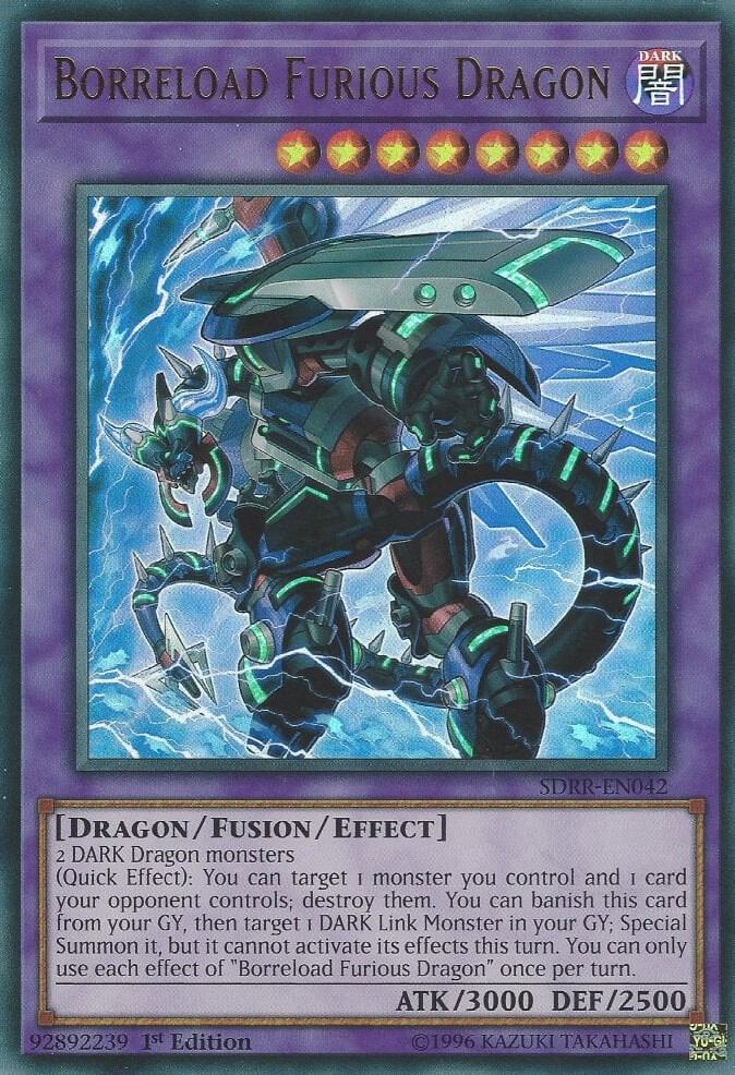 Borreload Furious Dragon SDRR-EN042 card from Structure Deck: Rokket Revolt