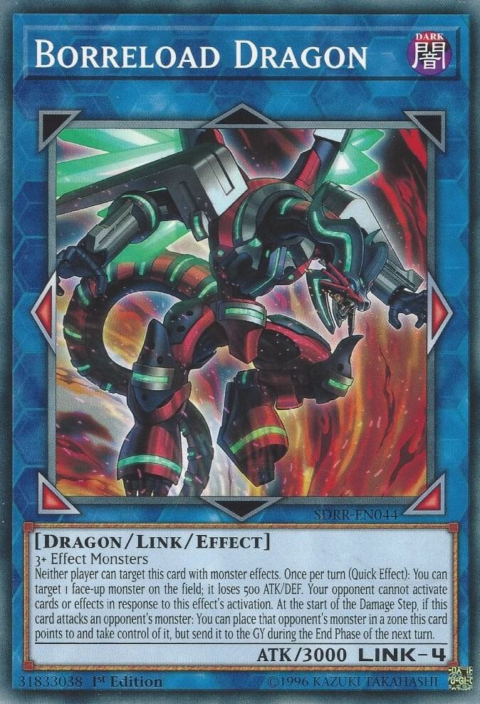 Borreload Dragon SDRR-EN044 card from Structure Deck: Rokket Revolt