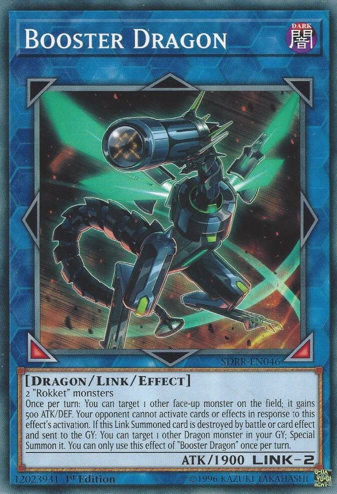 Booster Dragon SDRR-EN046 card from Structure Deck: Rokket Revolt