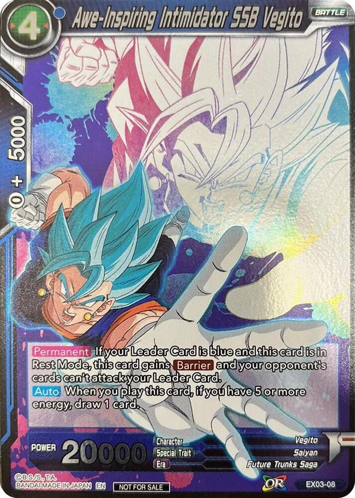 Awe-Inspiring Intimidator SSB Vegito (Event Pack 4) EX03-08 card from Promotion Cards