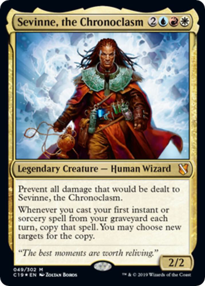 Sevinne, the Chronoclasm (Commander 2019) 49 card from Oversize Cards