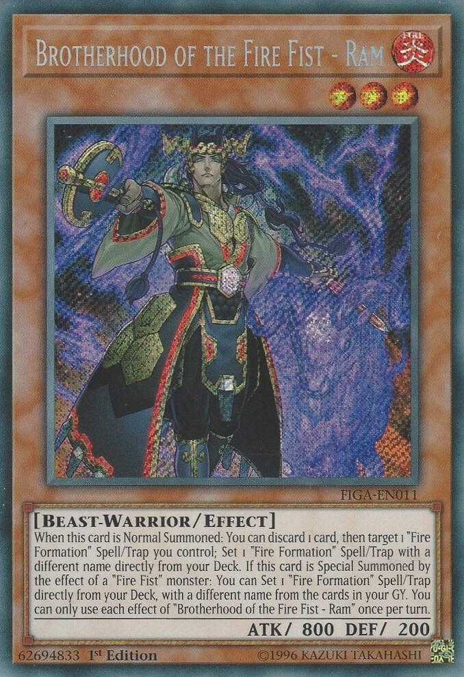 Brotherhood of the Fire Fist - Ram FIGA-EN011 card from Fists of the Gadgets