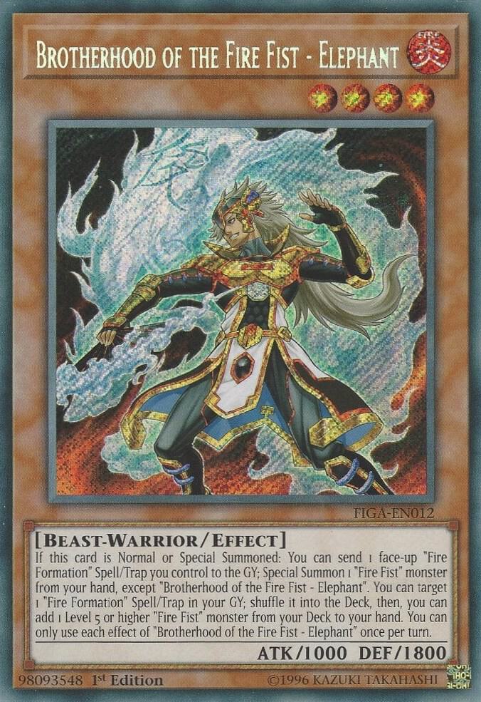 Brotherhood of the Fire Fist - Elephant FIGA-EN012 card from Fists of the Gadgets