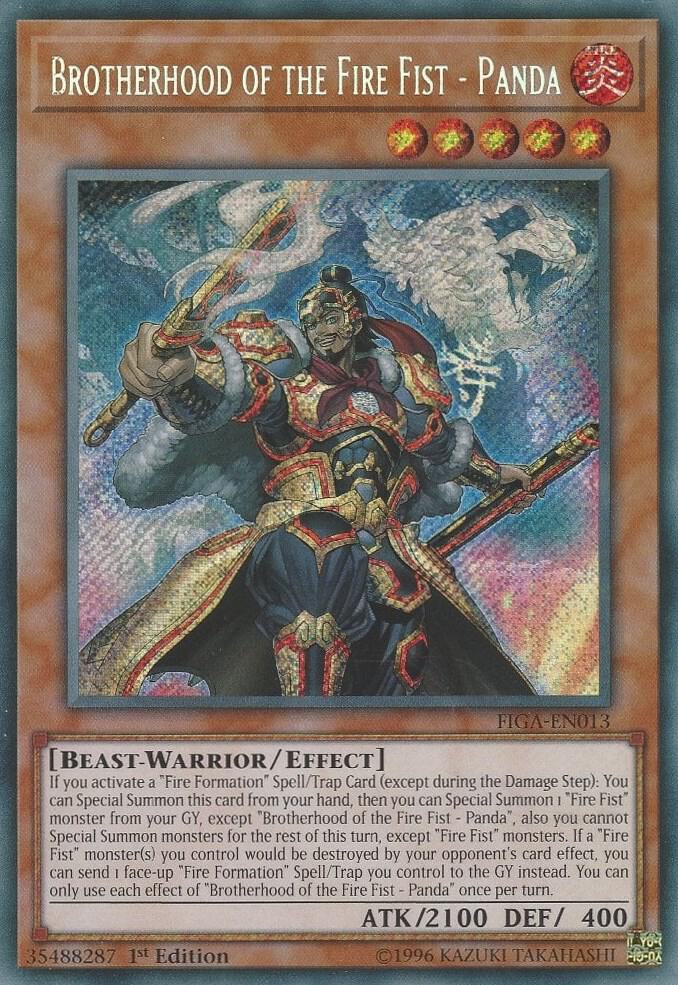 Brotherhood of the Fire Fist - Panda FIGA-EN013 card from Fists of the Gadgets