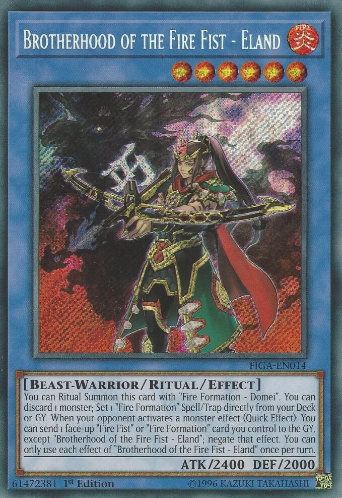 Brotherhood of the Fire Fist - Eland FIGA-EN014 card from Fists of the Gadgets