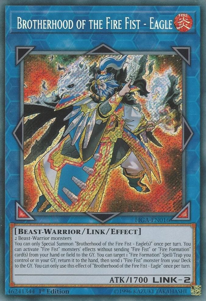 Brotherhood of the Fire Fist - Eagle FIGA-EN016 card from Fists of the Gadgets