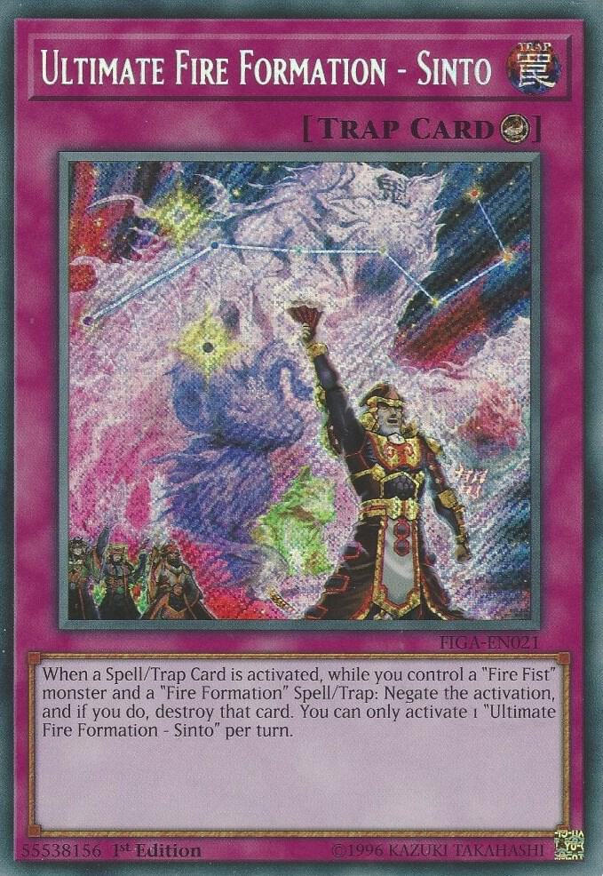 Ultimate Fire Formation - Sinto FIGA-EN021 card from Fists of the Gadgets
