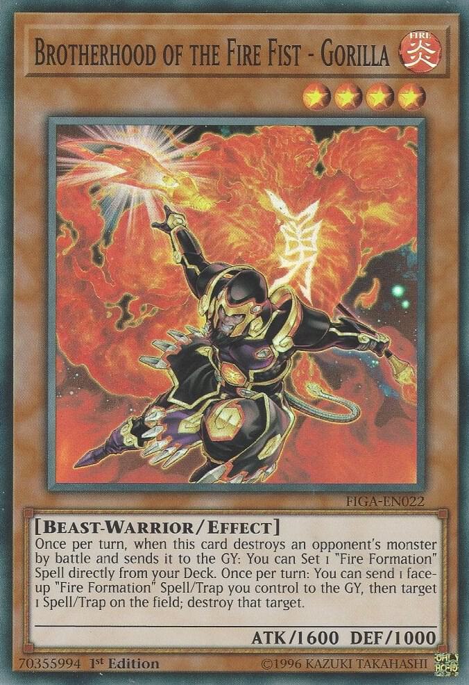 Brotherhood of the Fire Fist - Gorilla FIGA-EN022 card from Fists of the Gadgets