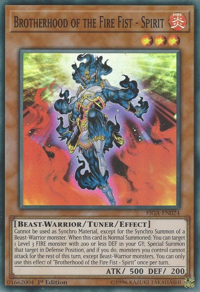 Brotherhood of the Fire Fist - Spirit FIGA-EN024 card from Fists of the Gadgets