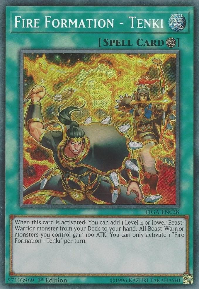 Fire Formation - Tenki FIGA-EN028 card from Fists of the Gadgets