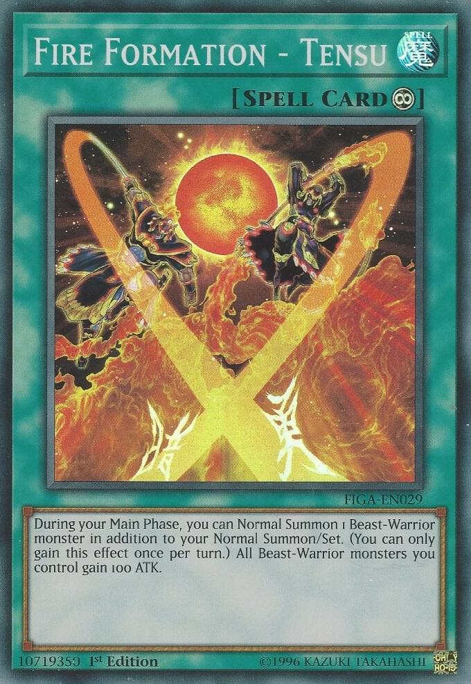 Fire Formation - Tensu FIGA-EN029 card from Fists of the Gadgets