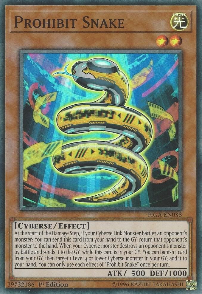 Prohibit Snake FIGA-EN038 card from Fists of the Gadgets