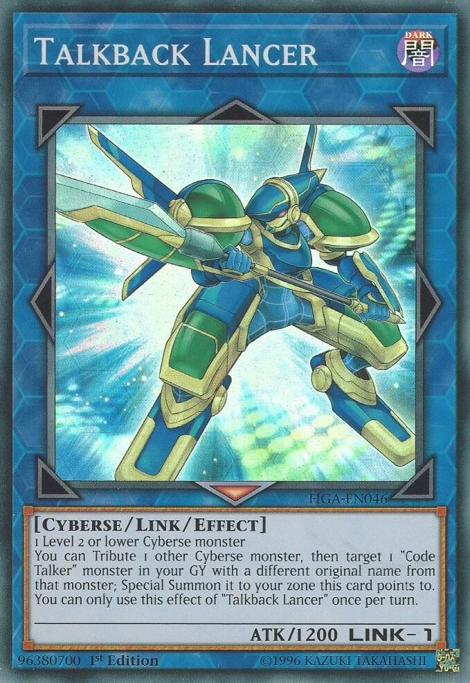 Talkback Lancer FIGA-EN046 card from Fists of the Gadgets