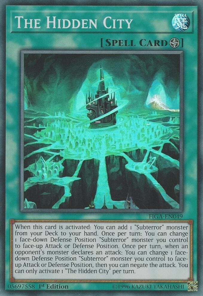 The Hidden City FIGA-EN049 card from Fists of the Gadgets