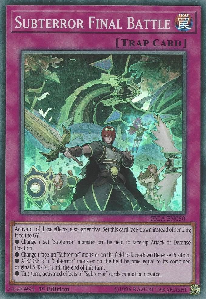 Subterror Final Battle FIGA-EN050 card from Fists of the Gadgets
