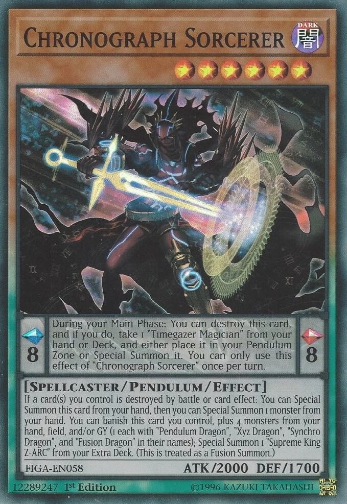 Chronograph Sorcerer FIGA-EN058 card from Fists of the Gadgets